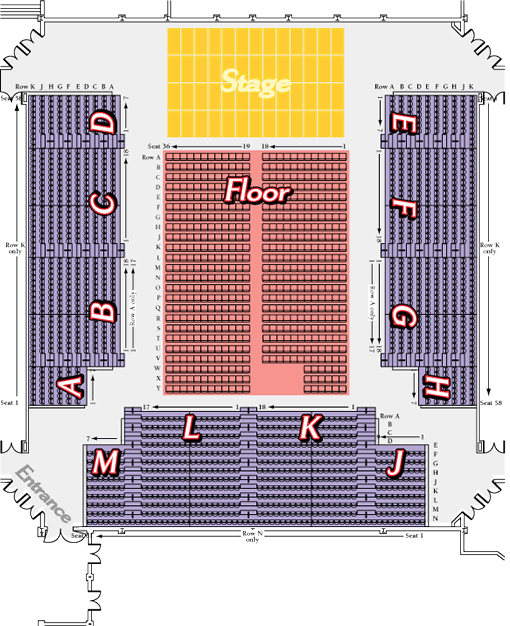 Knights Seating Chart