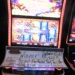 Large check on slot machine