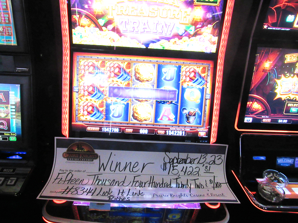 Winner–$15,422