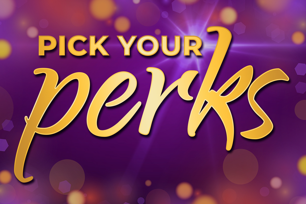 Pick Your Perks Promotion in July and August