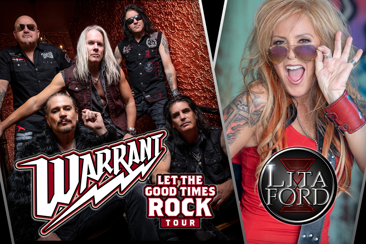 Warrant and Lita Ford at Prairie Knights Casino