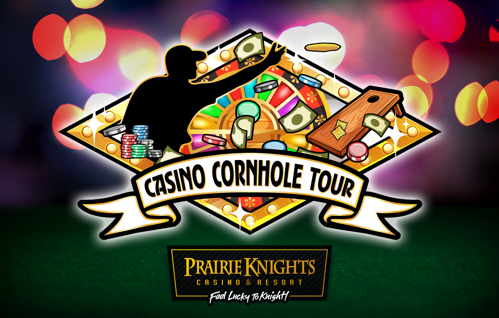 Casino Cornhole Tour at Prairie Knights Casino