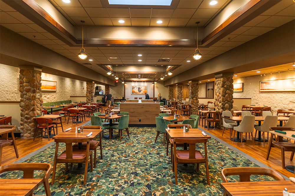 Feast of the Rock dining room at Prairie Knights Casino Resort