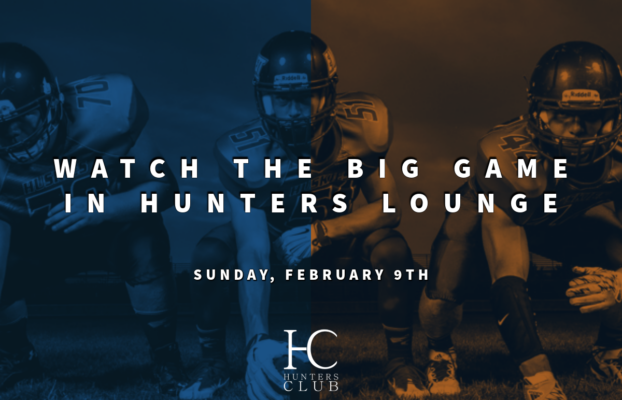 Watch the Big Game at Hunters Lounge