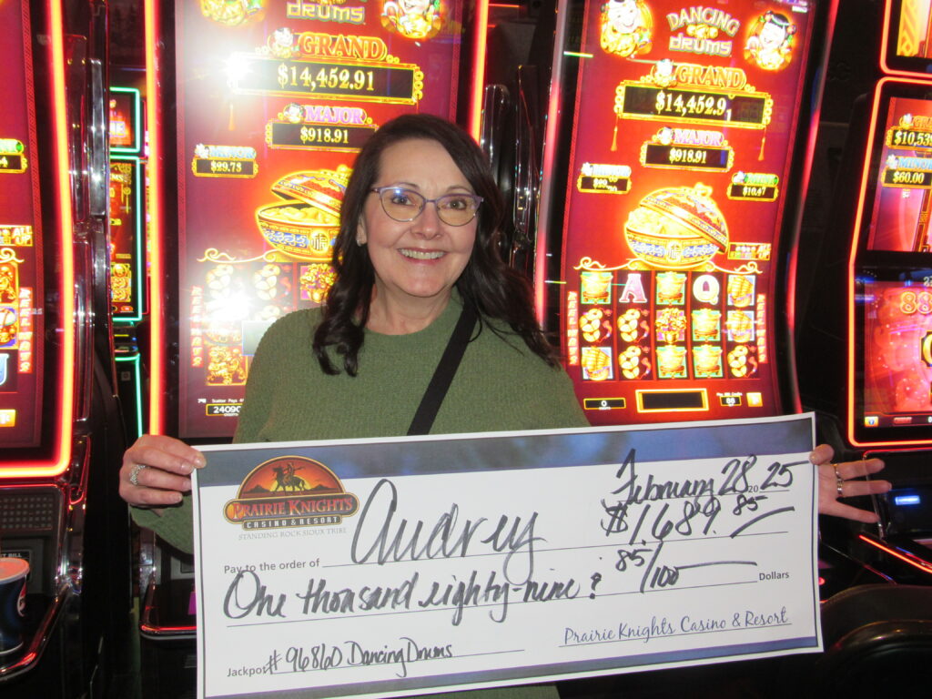 Audrey- Winner at Prairie Knights Casino